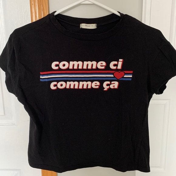 Black Crop Top - Picture 1 of 2